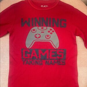 The Children's Place Red Gaming Long Sleeve